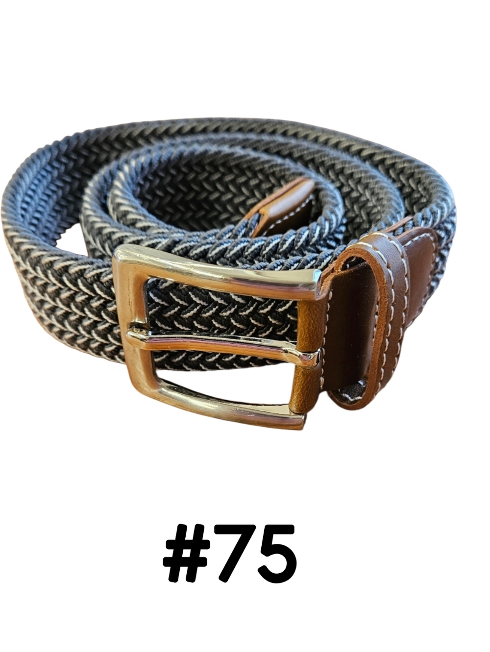 USG Women's Belt - Breezy Grey/White Stretch Belt 90cm